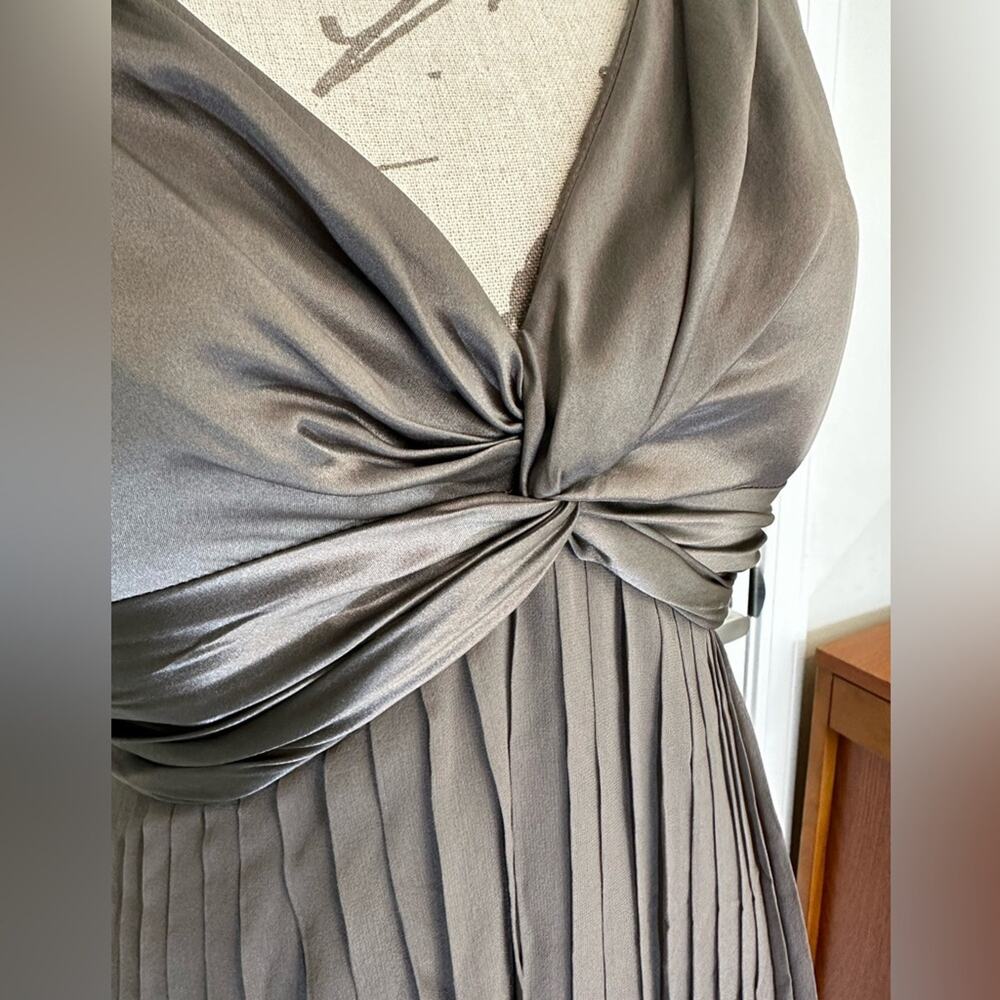 BCBG MaxAzria Grecian Gown Sz 8 Prom Formal Wedding Cosplay Goddess Bridesmaid - Picture 5 of 16